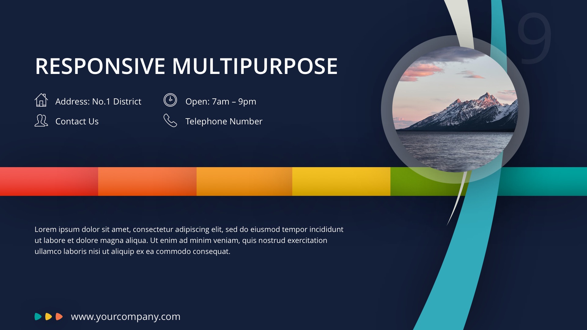 Responsive Multipurpose Powerpoint Template Presentation Templates